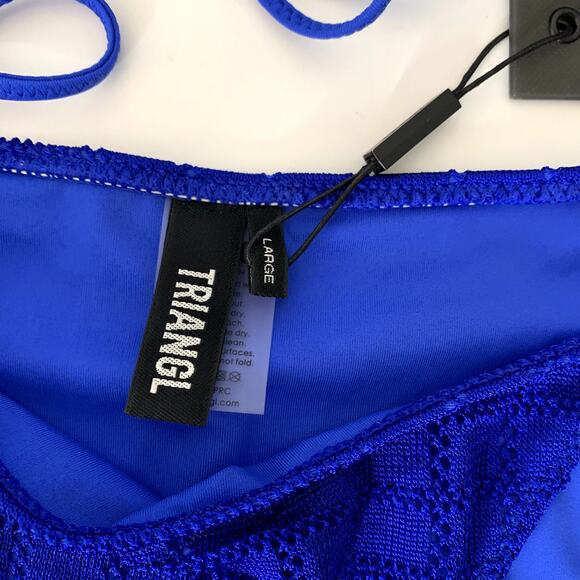 Triangl Vinca Balearic Blue Set Womens New LAage - Picture 7 of 16